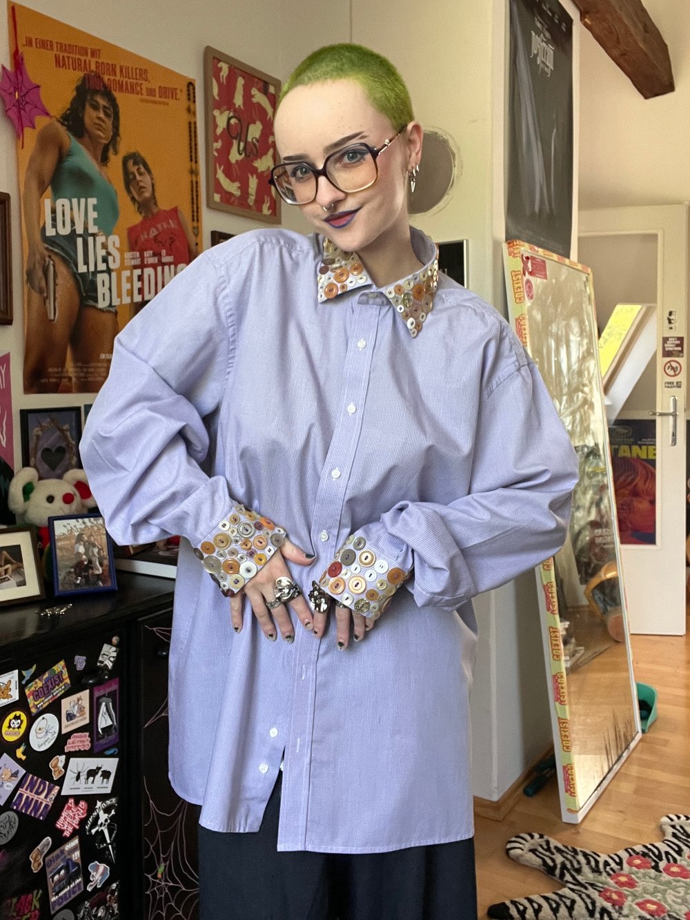 Image of CUTE AS A BUTTON SHIRT #1.2