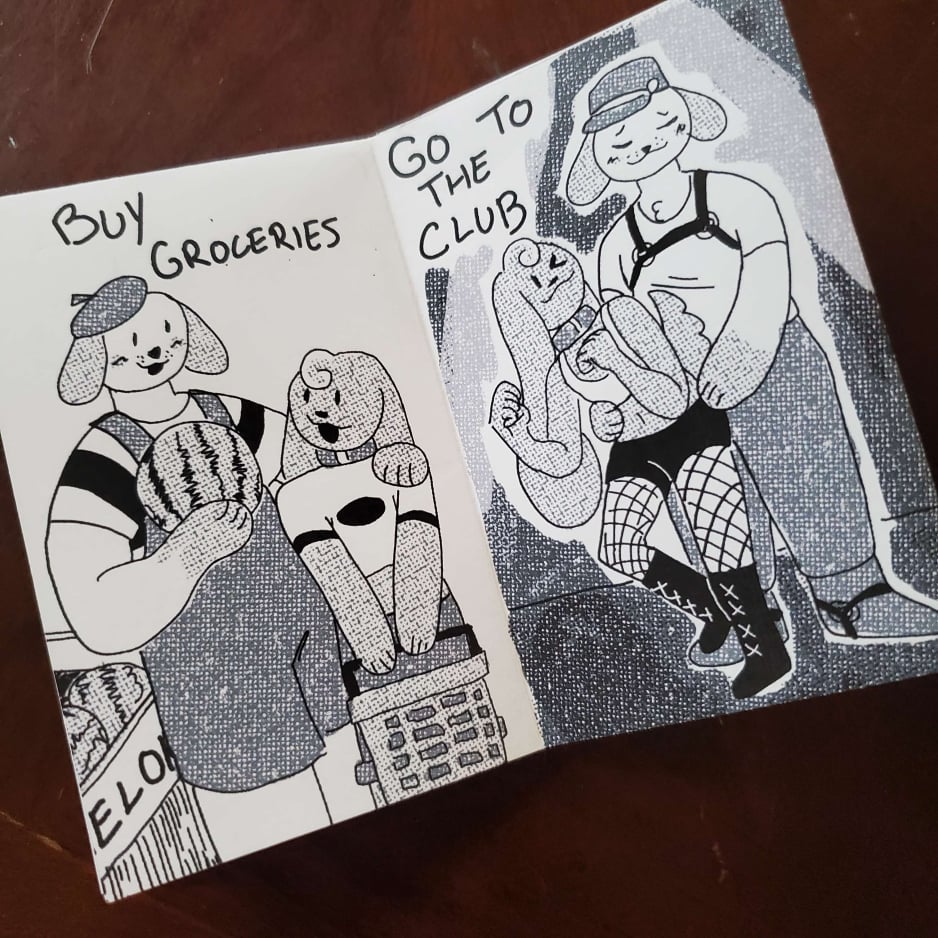 Image of 2 Gay Dogs minizine