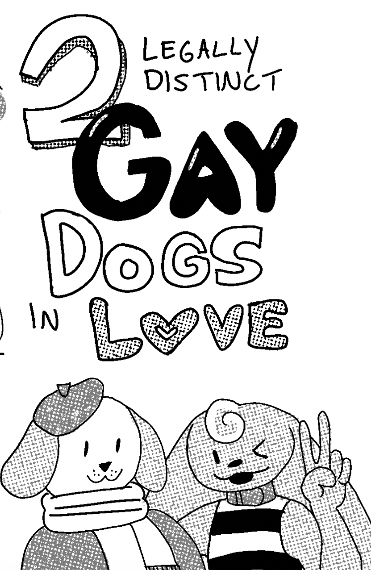 Image of 2 Gay Dogs minizine
