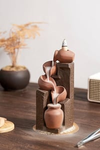 Image 5 of Ceramic Waterfall Incense Holder