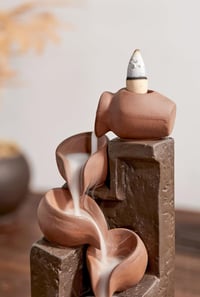 Image 4 of Ceramic Waterfall Incense Holder