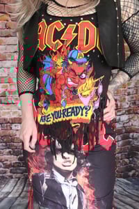 Image 2 of  AC/DC Leather bolero jacket