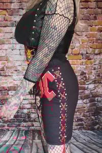 Image 3 of  AC/DC Leather bolero jacket
