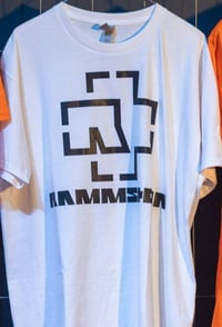Rammstein - Logo (White T-shirt)
