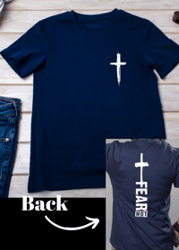 Image 2 of Pocket White Cross Adult Tee