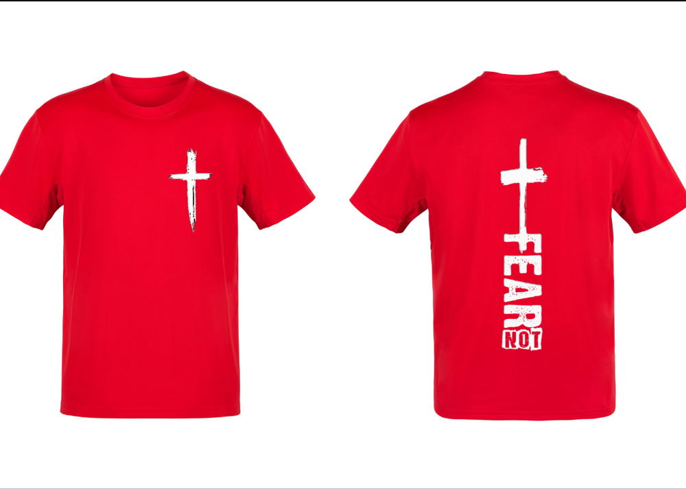 Image of Pocket White Cross Adult Tee