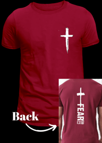 Image 3 of Pocket White Cross Adult Tee