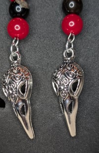 Image 2 of A Raven's Memory Dangle Earrings
