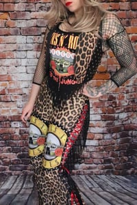 Image 3 of Guns N' Roses leopard leather Vest