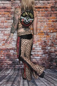 Image 1 of Guns N' Roses leopard leather Vest