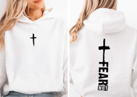 Image 1 of Chest Black Cross Adult Hoodie