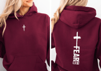 Image 2 of Chest White Cross Adult Hoodie