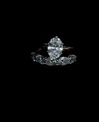 Image 2 of Princess Cut Ring Set 