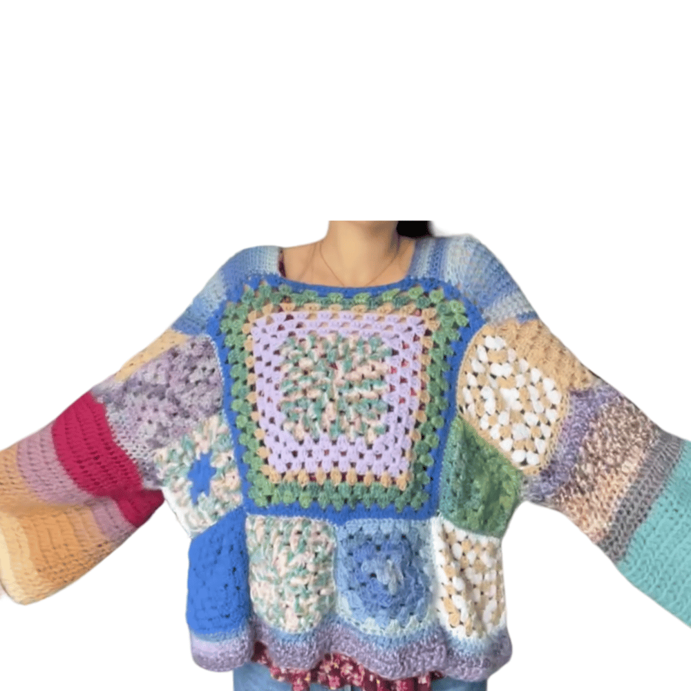 Image of Granny Square Sweater