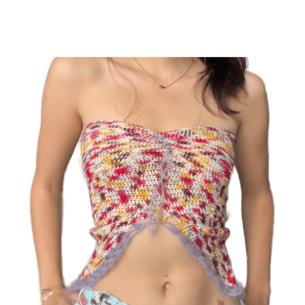 Image of Self-tie Tube Top