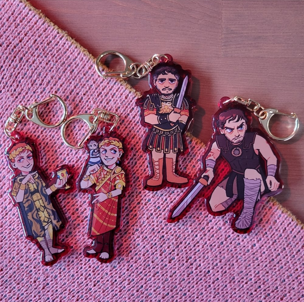 Image of Silly Romans II - Acrylic Charms