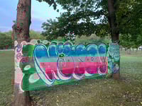 Image 2 of Adults – Outdoor Summer Spray Paint Workshop with Pink Panda