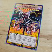 Image 4 of Gandora the Dragon of Destruction Glow in the Dark Painted Card