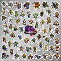 Image 1 of Ogre Battle 64: Person of Lordly Caliber Magnet Set (63 Pieces)