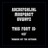 Image 2 of REST IN PEACE Font