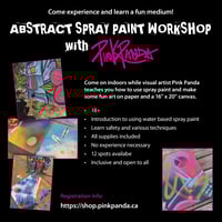 Adults – Abstract Indoor Spray Paint Workshop 