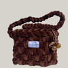 Chocolate Chunky Velvet Tote