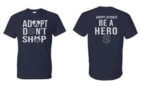 PCHS Adopt Don't Shop Navy Tee