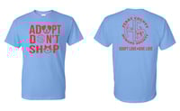PCHS Adopt Don't Shop Columbia Blue Tee