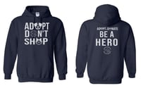 PCHS Adopt Don't Shop Navy Hoodie