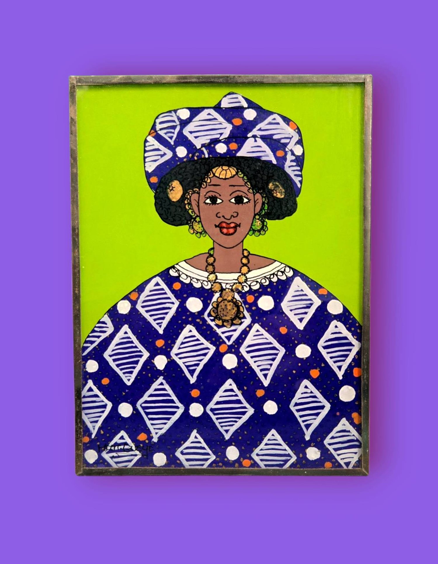 Image of Soraya Reverse Glass Painting