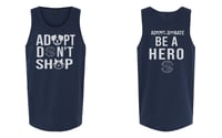 PCHS Adopt Don't Shop Navy Tank Top
