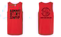 PCHS Adopt Don't Shop Red Tank Top