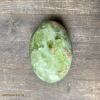 Image 1 of Serpentine Crystal Palm Stone, Crystal Palm Stone, Stone of Kundalini Awakening, & Spiritual Insight