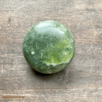 Image 5 of Serpentine Crystal Palm Stone, Crystal Palm Stone, Stone of Kundalini Awakening, & Spiritual Insight