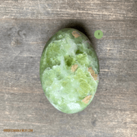 Image 8 of Serpentine Crystal Palm Stone, Crystal Palm Stone, Stone of Kundalini Awakening, & Spiritual Insight