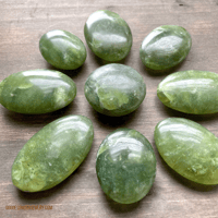 Image 9 of Serpentine Crystal Palm Stone, Crystal Palm Stone, Stone of Kundalini Awakening, & Spiritual Insight