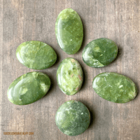 Image 6 of Serpentine Crystal Palm Stone, Crystal Palm Stone, Stone of Kundalini Awakening, & Spiritual Insight