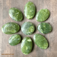 Image 3 of Serpentine Crystal Palm Stone, Crystal Palm Stone, Stone of Kundalini Awakening, & Spiritual Insight