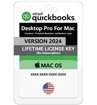 QuickBooks Desktop Pro 2024 For mac – lifetime license, not a Subscription