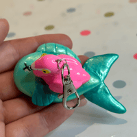 Image 3 of Frankie the Flamingo Charm 