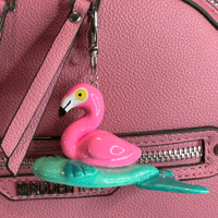 Image 4 of Frankie the Flamingo Charm 