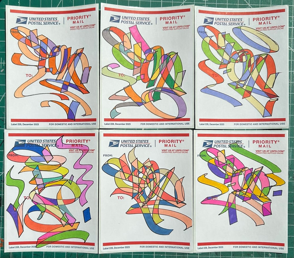 Image of Sp.One, custom sticker 6 pack, 2025 NEW