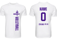 FearNot Volleyball White Tee