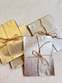 Image 1 of SILVER & GOLD Papers for making Flowers