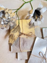 Image 3 of SILVER & GOLD Papers for making Flowers
