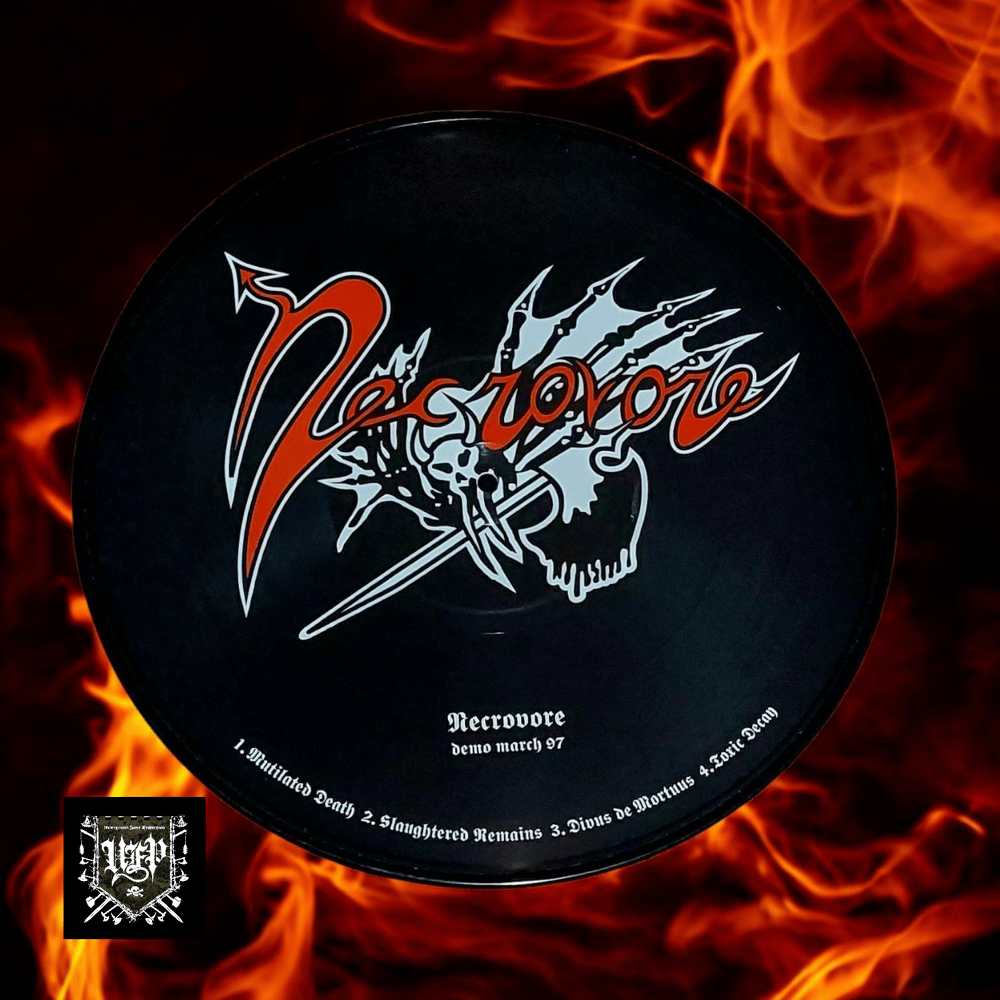 NECROVORE/ SARCOFAGO SPLIT DEMO PICTURE DISC 12"