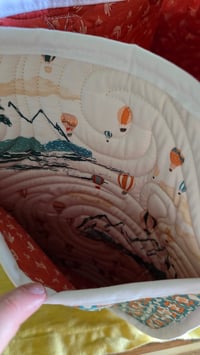 Image 3 of Up and Away - quilted All the Things tote bag