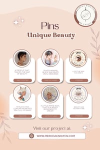 Unique Beauty - PINS (separate)