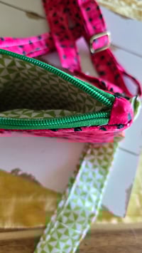 Image 2 of Watermelon Summer - phone pocket crossbody bag