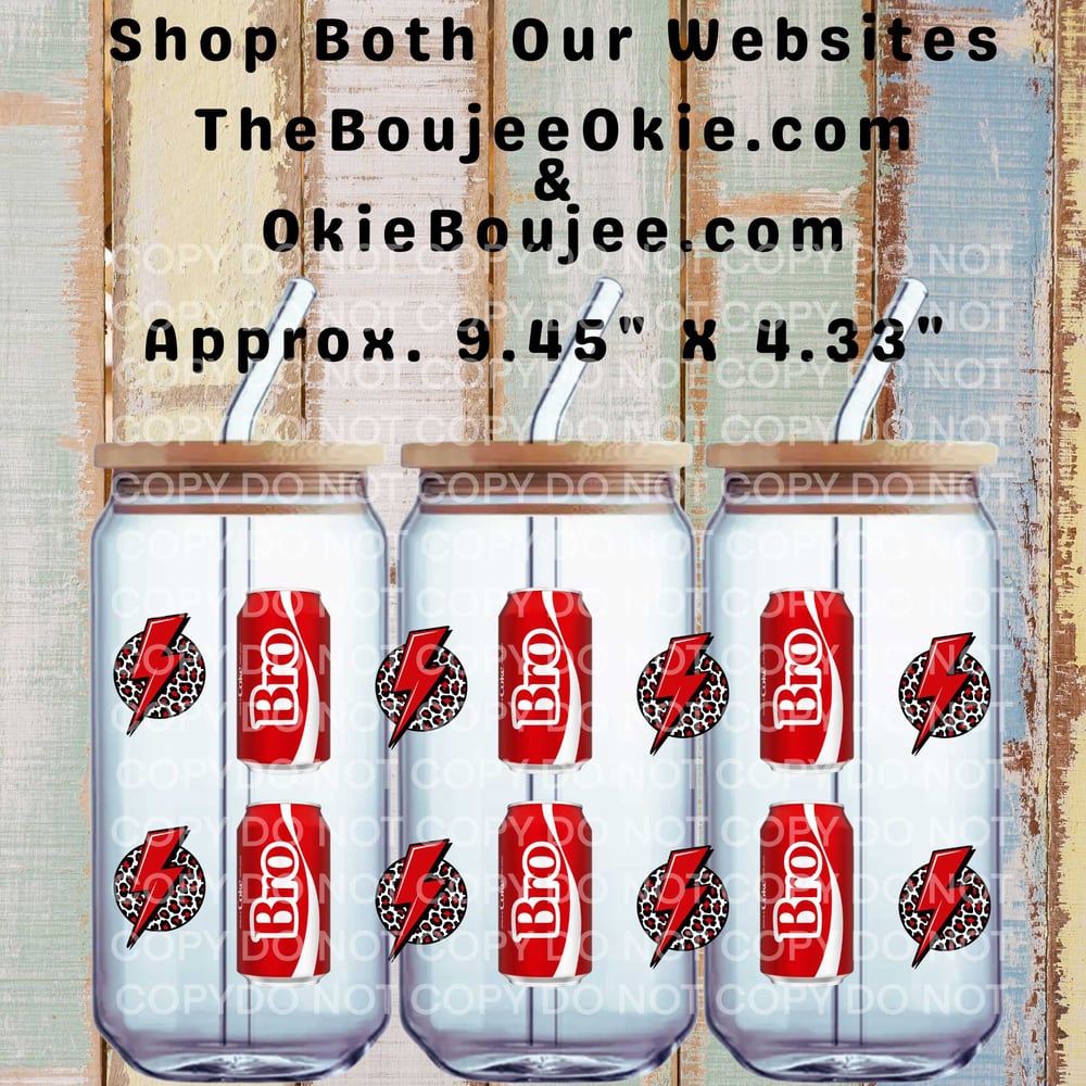 Image of Bro Coke Single Sided Uv Dtf Wrap W0801